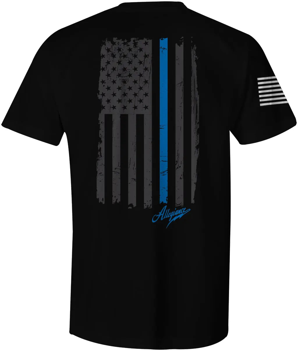 Back the Blue Back Hit Tee - Allegiance Clothing