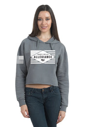 Freedom Cropped Hoodie ALLEGIANCE CLOTHING