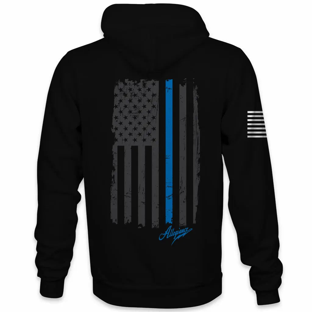Back the Blue Hoodie Allegiance Clothing