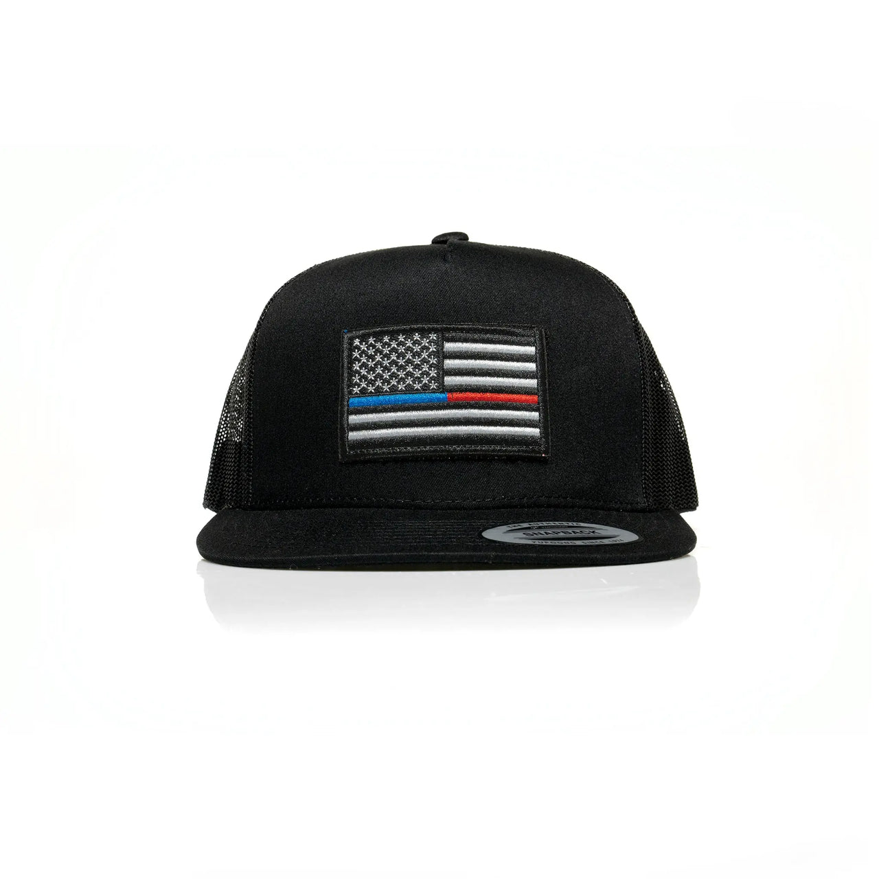Thin Blue/Red Line Patch Trucker