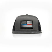 Thin Blue/Red Line Patch Trucker - Allegiance Clothing