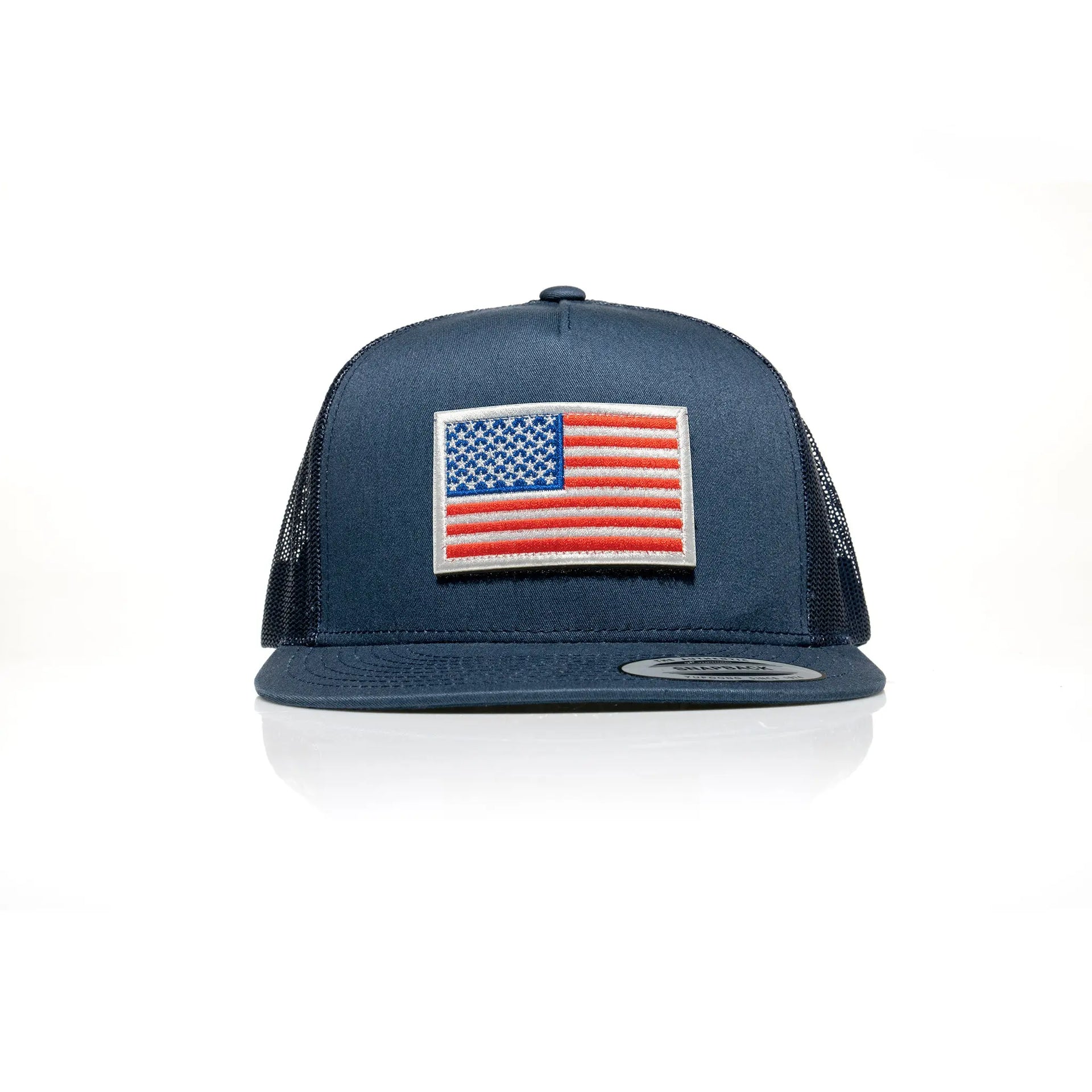 USA Flag Patch Trucker - Allegiance Clothing Navy / Red
