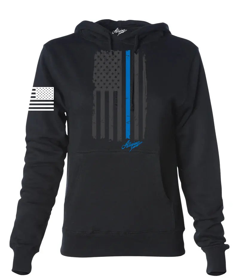 Back the Blue Women's Hoodie ALLEGIANCE CLOTHING